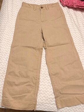 GAP high rise wide leg crop pants